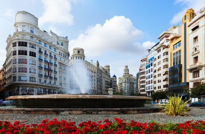 Valencia nublado placas solares